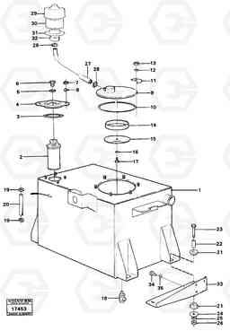 83311 Hydraulic-oil tank tillv nr 4526 - 4400 4400, Volvo Construction Equipment