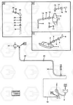 23808 Differential lock pneumatic system Tillv Nr 4526- 4400 4400, Volvo Construction Equipment