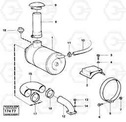 67320 Inlet system 4200B 4200B, Volvo Construction Equipment
