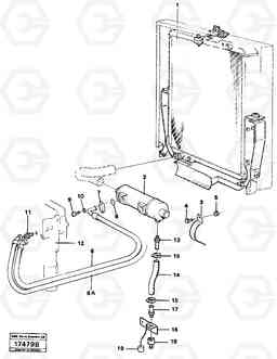 84695 Oil cooler L70 L70 S/N -7400/ -60500 USA, Volvo Construction Equipment