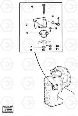 19939 Gear box housing with fitting parts 4200B 4200B, Volvo Construction Equipment