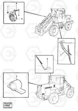 17397 Windscreen wiper horn Reverse-motion Alarm 4300B 4300B, Volvo Construction Equipment