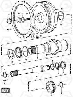 15971 Torque converter L70 L70 S/N -7400/ -60500 USA, Volvo Construction Equipment