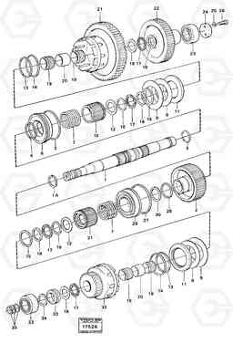 20603 Clutch reverse and 4:th speeds 4200B 4200B, Volvo Construction Equipment