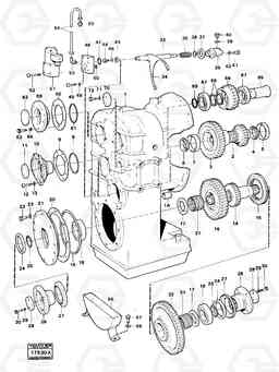 38649 Clutch housing, 8-speed. 4200B 4200B, Volvo Construction Equipment