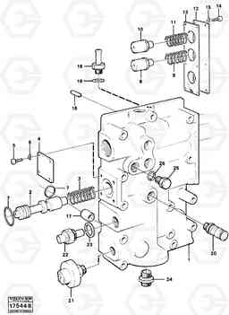 94757 Pressure limiting valve L70 L70 S/N -7400/ -60500 USA, Volvo Construction Equipment