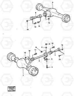 12691 Power shafts with fitting parts. L70 L70 S/N -7400/ -60500 USA, Volvo Construction Equipment