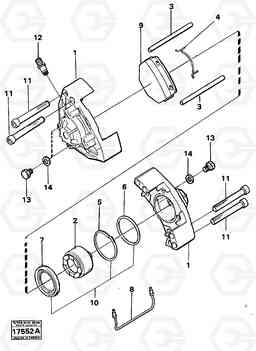 4772 Disc brake prod nr 23532,ax-1410 Prod Nr 23533,ax-1420 4200B 4200B, Volvo Construction Equipment