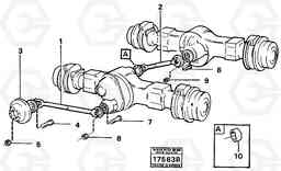 21808 Propeller shaft, trailer A25 VOLVO BM VOLVO BM A25, Volvo Construction Equipment