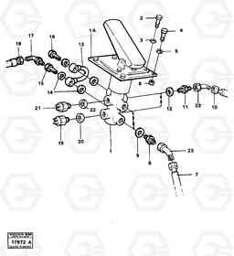 16005 Footbrake valve with mountings L30 L30, Volvo Construction Equipment