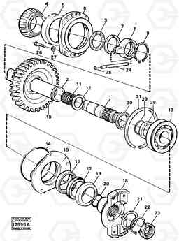 4900 Drive shaft drop box Fl 652b A25 VOLVO BM VOLVO BM A25, Volvo Construction Equipment