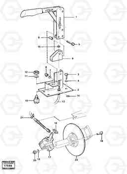 98336 Hand brake 4200B 4200B, Volvo Construction Equipment