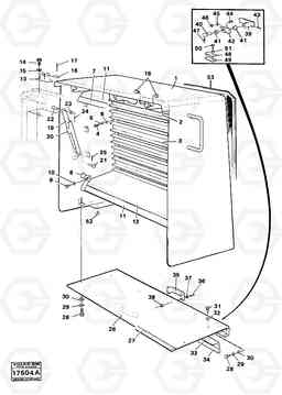 16484 Radiator casing 4200B 4200B, Volvo Construction Equipment