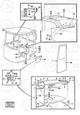 16166 Cab body prod nr 33205,33210 4400 4400, Volvo Construction Equipment