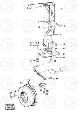 34465 Handbrake Tillv Nr 5119- 4400 4400, Volvo Construction Equipment