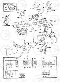 62082 Instrument panel and instruments Prod Nr 33205,33210 4400 4400, Volvo Construction Equipment