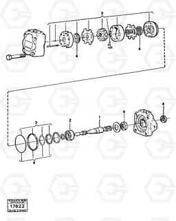 10023 Vane pump. L50 L50 S/N -6400/-60300 USA, Volvo Construction Equipment