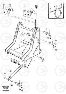 40372 Loading unit, frame work. 4200B 4200B, Volvo Construction Equipment
