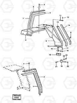 31044 Broader mudguards. 4300B 4300B, Volvo Construction Equipment