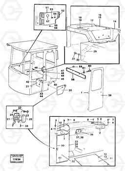 16538 Cab body 4300B 4300B, Volvo Construction Equipment