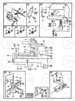 91043 Comp. air controls 1. protect.valve,valve platecear And Tipping Controls 5350B Volvo BM 5350B SER NO 2229 - 3999, Volvo Construction Equipment