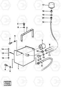 68229 Tank with fitting parts 4200B 4200B, Volvo Construction Equipment