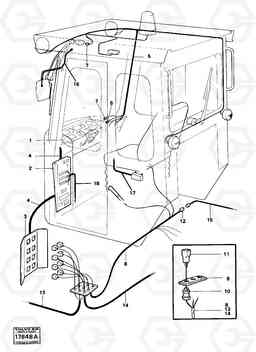 20595 Electrical system cab 4200B 4200B, Volvo Construction Equipment