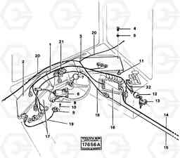 21221 Electrical system, cab A25 VOLVO BM VOLVO BM A25, Volvo Construction Equipment