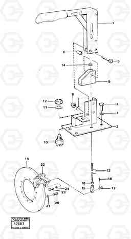 19784 Handbrake prod nr 33310,33314 4500 4500, Volvo Construction Equipment