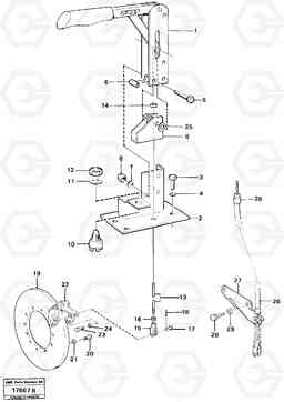 2384 Parking brake L90 L90, Volvo Construction Equipment