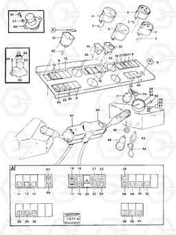 62083 Instruments and instrument panel Prod Nr 33310,33314 4500 4500, Volvo Construction Equipment