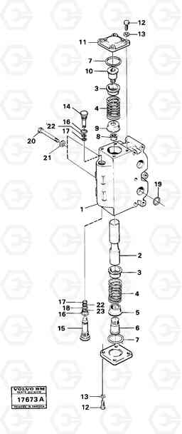 8571 Control valve: valve L160 VOLVO BM L160, Volvo Construction Equipment