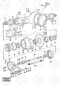 90764 Drive axle,front prod nr 23541 4400 4400, Volvo Construction Equipment