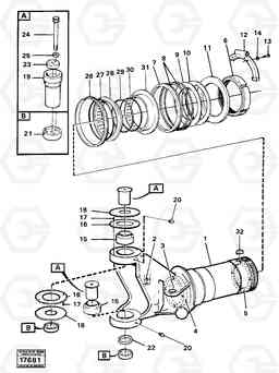 53238 Hitch 6x6 861 861, Volvo Construction Equipment