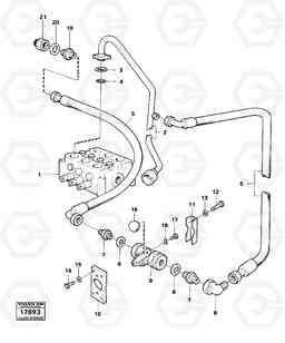 16382 Single-acting lifting function. 4200B 4200B, Volvo Construction Equipment