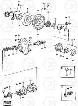 97040 Final drive, rear L70 L70 S/N -7400/ -60500 USA, Volvo Construction Equipment