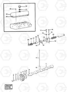 15697 Valve mechanism L70 L70 S/N -7400/ -60500 USA, Volvo Construction Equipment