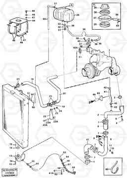 22298 Cooling system L160 VOLVO BM L160, Volvo Construction Equipment