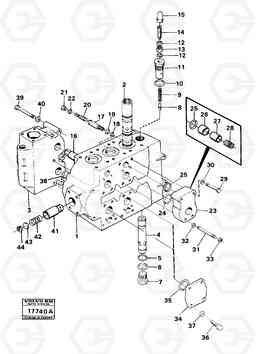 10774 Control valve tillv.nr 1839 - 4600 4600, Volvo Construction Equipment