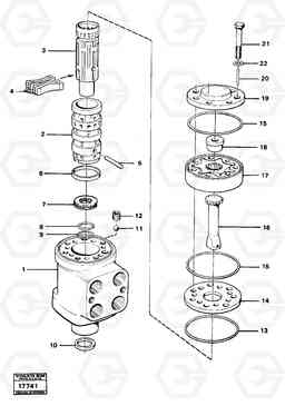 18952 Steering unit L160 VOLVO BM L160, Volvo Construction Equipment