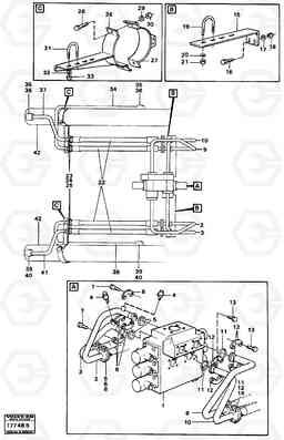 92524 Lifting hydraulic. L160 VOLVO BM L160, Volvo Construction Equipment