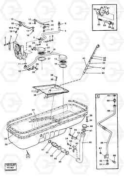 81319 Lubricating oil system 4600B 4600B, Volvo Construction Equipment