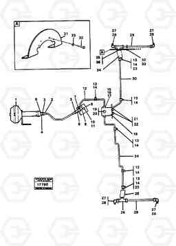 2149 Hydraulic system front 4600B 4600B, Volvo Construction Equipment