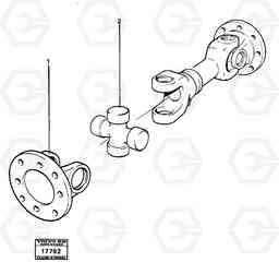 20240 Propeller shaft L160 VOLVO BM L160, Volvo Construction Equipment