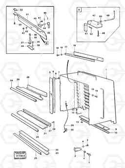 5117 Radiator casing 4600B 4600B, Volvo Construction Equipment