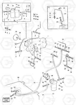 52385 Fuel system 4600B 4600B, Volvo Construction Equipment