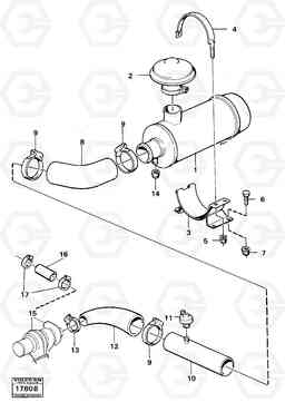 83643 Inlet system A25 VOLVO BM VOLVO BM A25, Volvo Construction Equipment