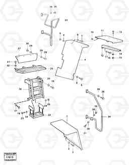 36807 Front and rear mudguards 4600B 4600B, Volvo Construction Equipment