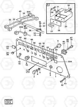 62091 Instrumentpanel right 5350B Volvo BM 5350B SER NO 2229 - 3999, Volvo Construction Equipment