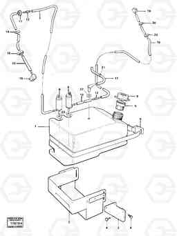 521 Windscreen washer. 4600B 4600B, Volvo Construction Equipment